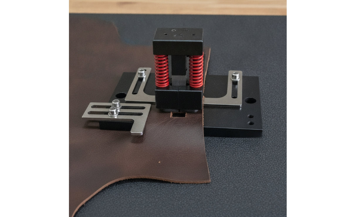 Manual Punch Press with Lever Handle Manual Punching Machine Heavy-Duty Leather Punching Machine for Makers, Workshop