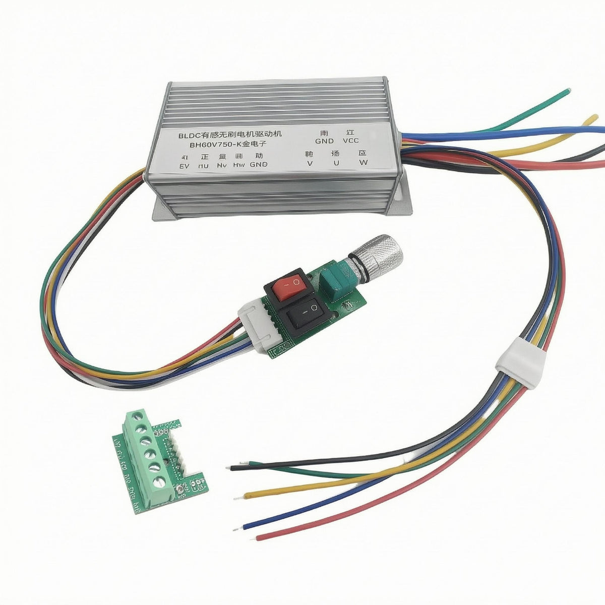 Hall Sensor Motor Controller Wiring Harness Brushless DC Motor Driver Braking