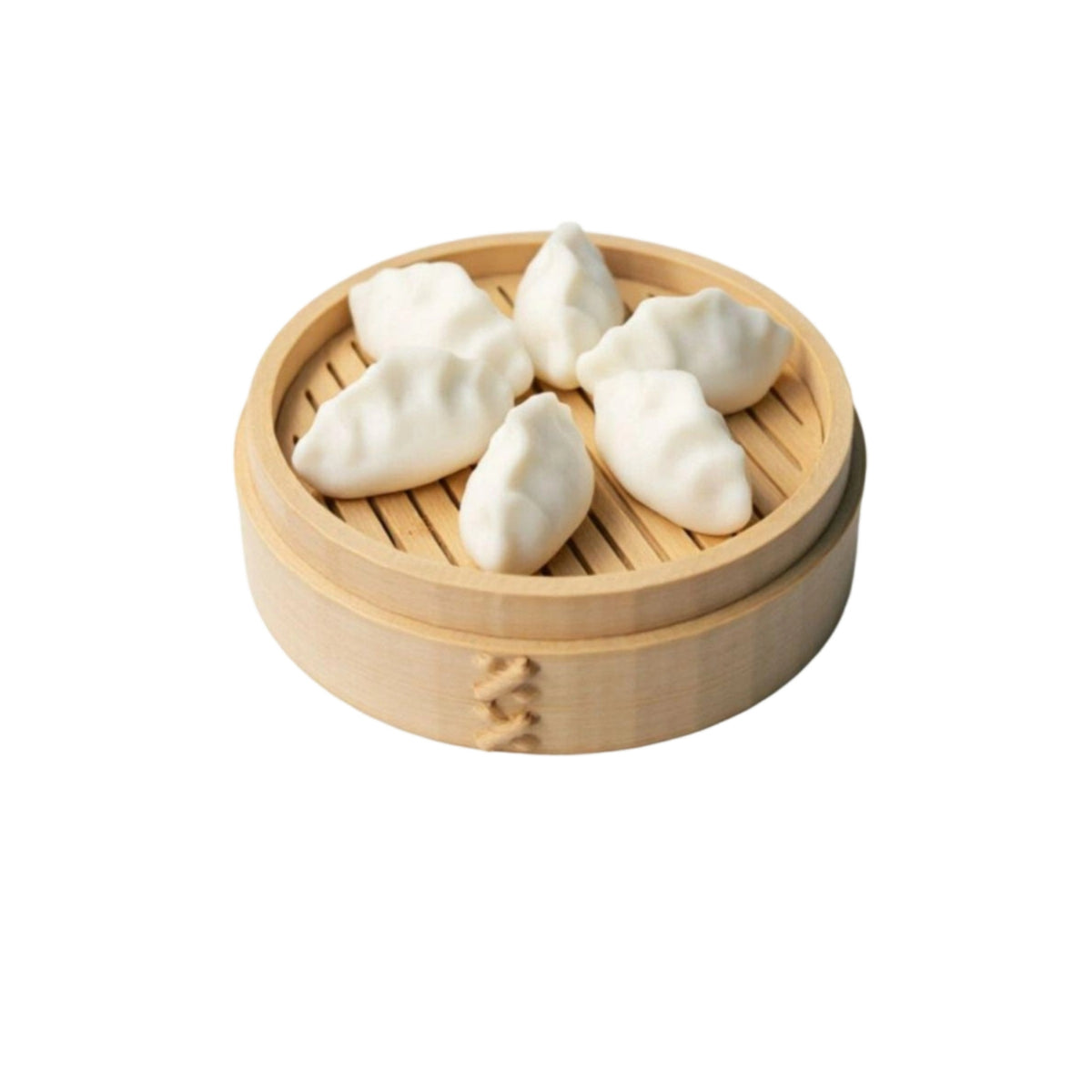 Miniature Steamer Basket Adhesive Decorative Dumpling Adhesive Whimsical Note Holder Kawaii for Refrigerator