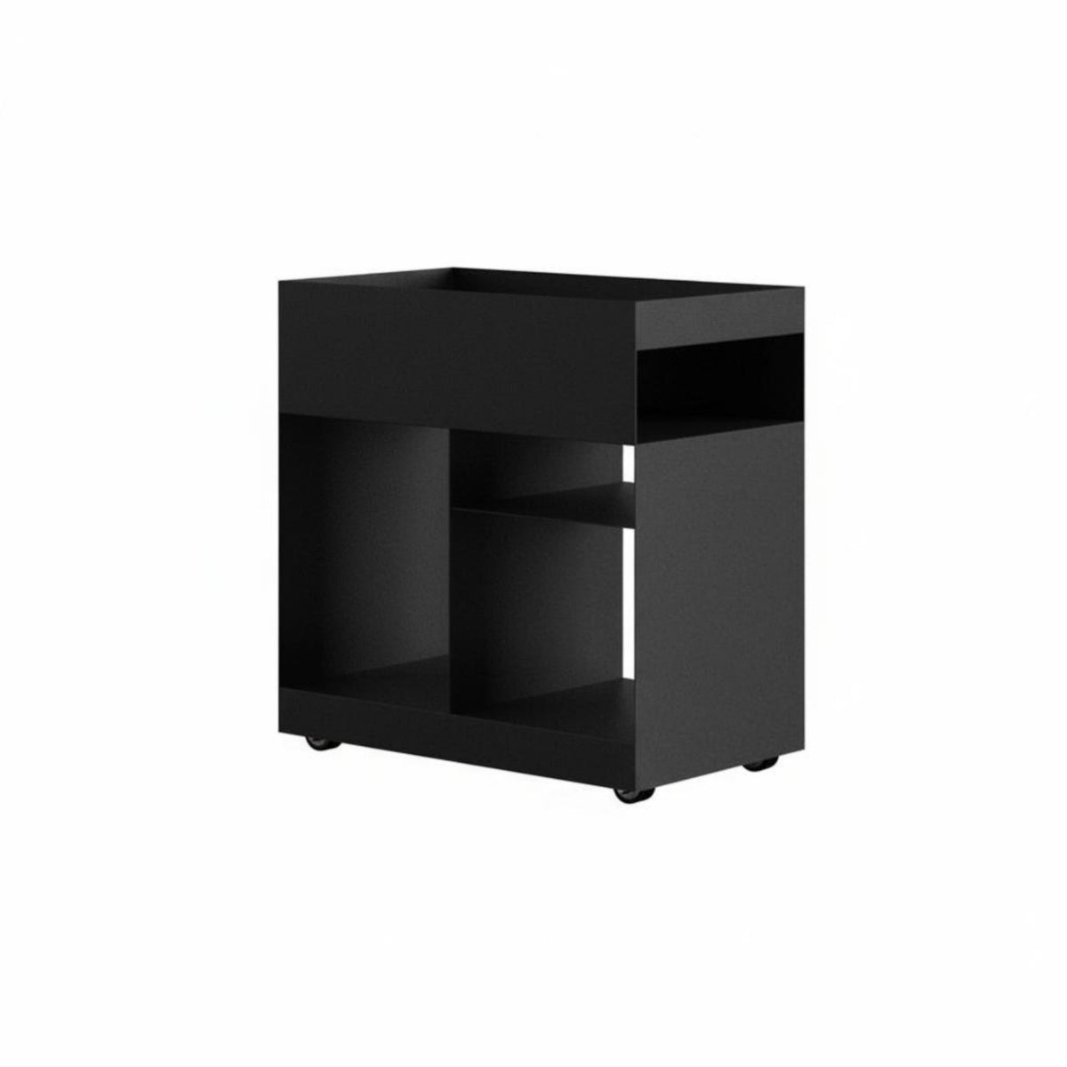Mobile Bedside Cabinet Space-Saving Household Furniture Versatile Use for Adults