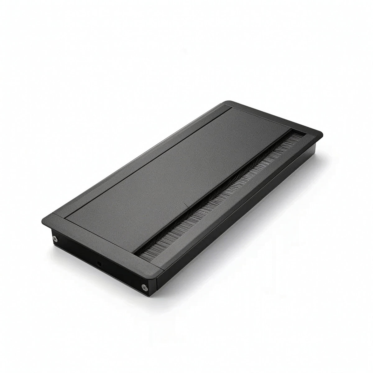 Desk Grommet with Brush Slim Cable Grommet with Brush Desk Cord Outlet Aluminum Hardware Easy to Install