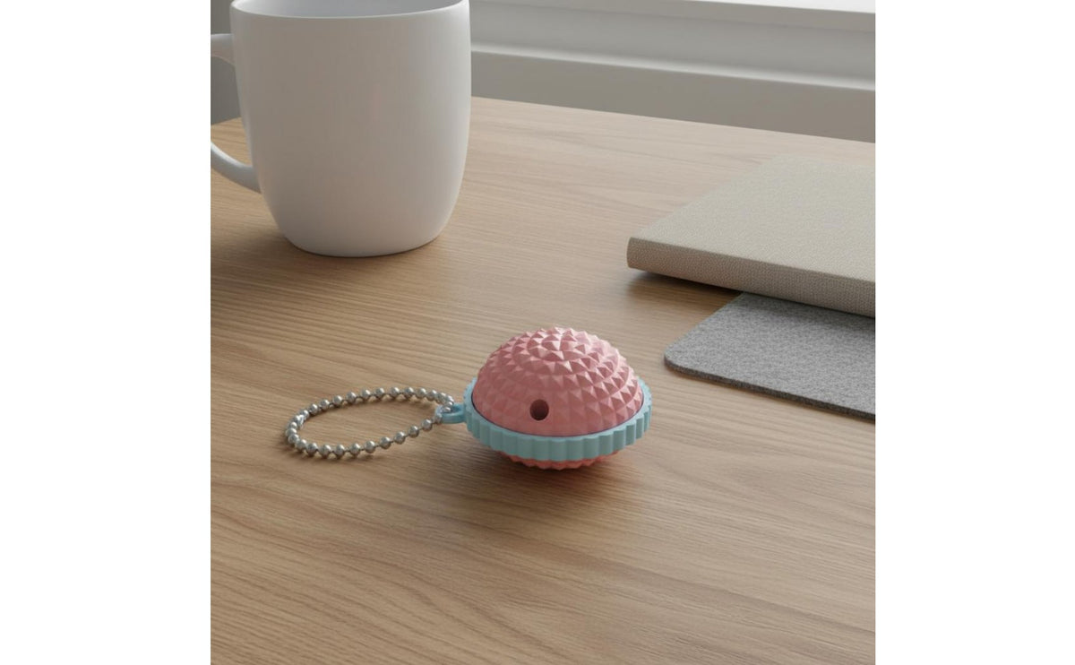 6 Pieces Portable Keychain Fidget Ball Soft Textured Fidget Ball Easy to Clean Novelty Item Multisensory for Travel