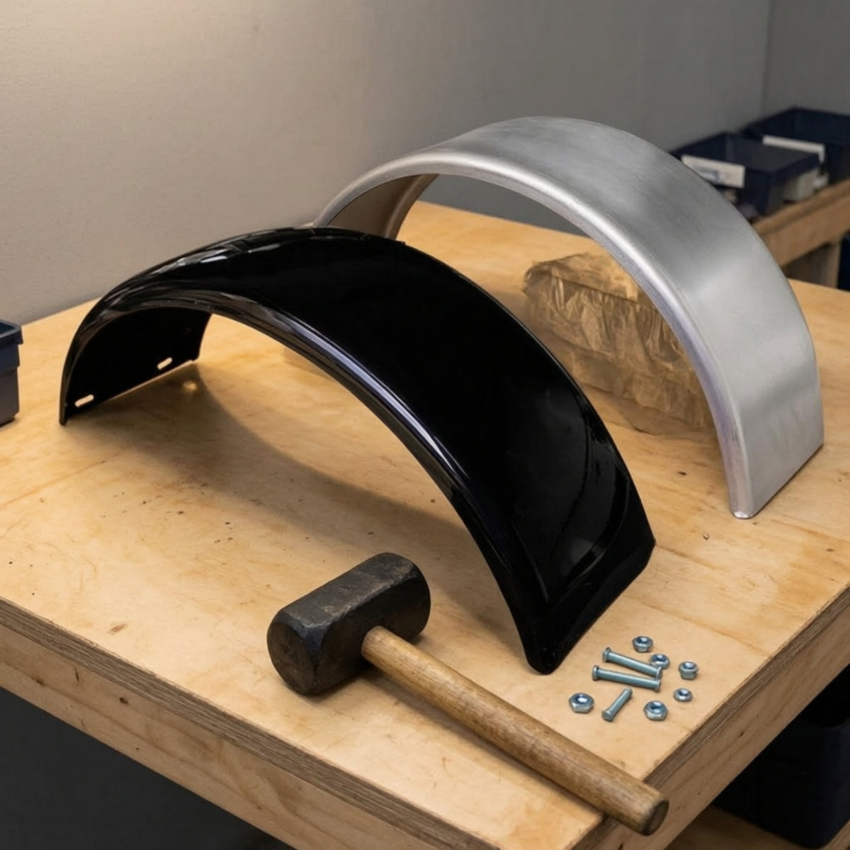 Trailer Wheel Arch Cover Transportation Panel Wheel Arch Cover Curved for Utility Builds