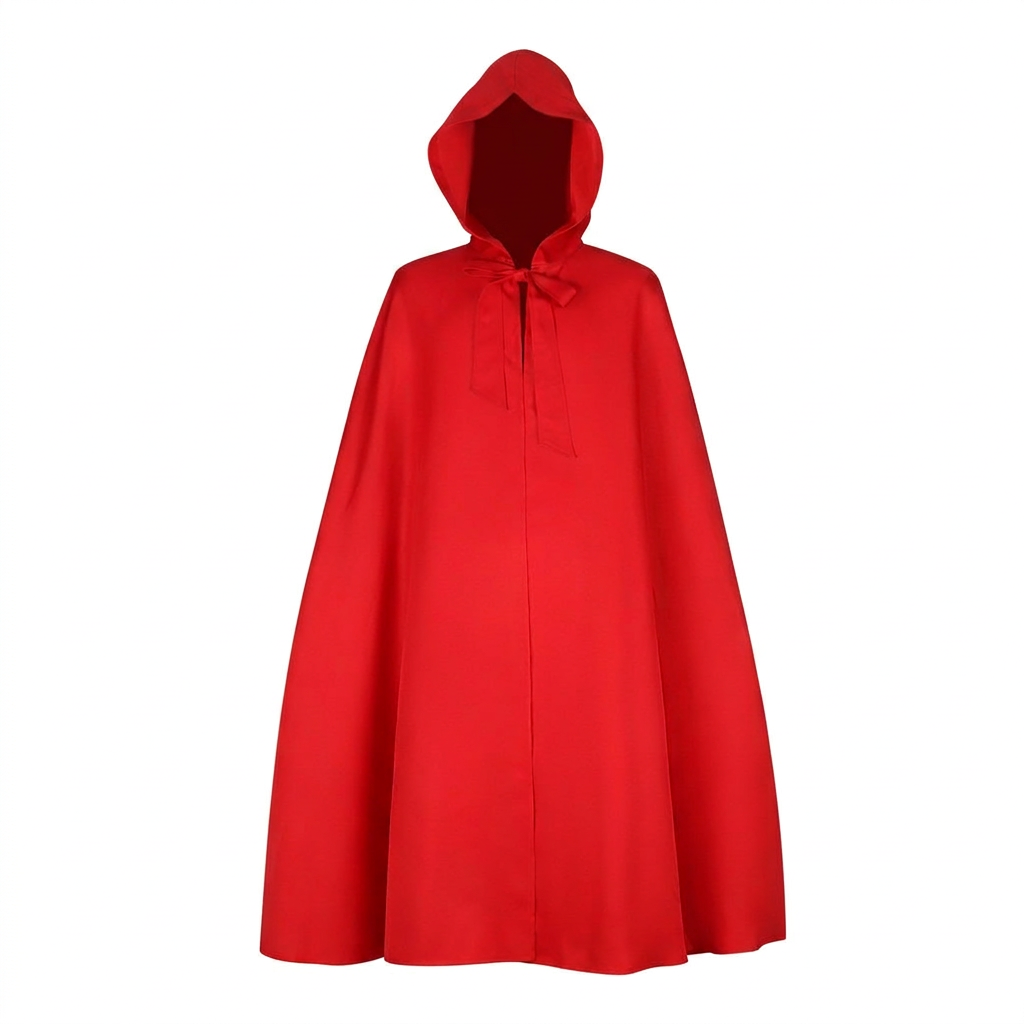 Hooded Cape Medieval Costumes, Wizard Costume Hooded Cloak, Maxi Cape for Fancy #variant:S