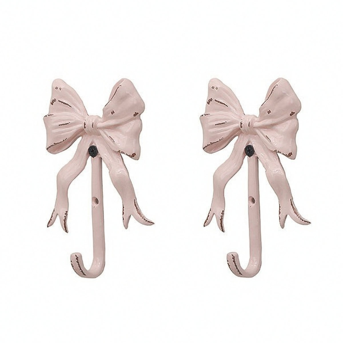 2 Pieces Storage Hook with Bow Elegant for Entryway