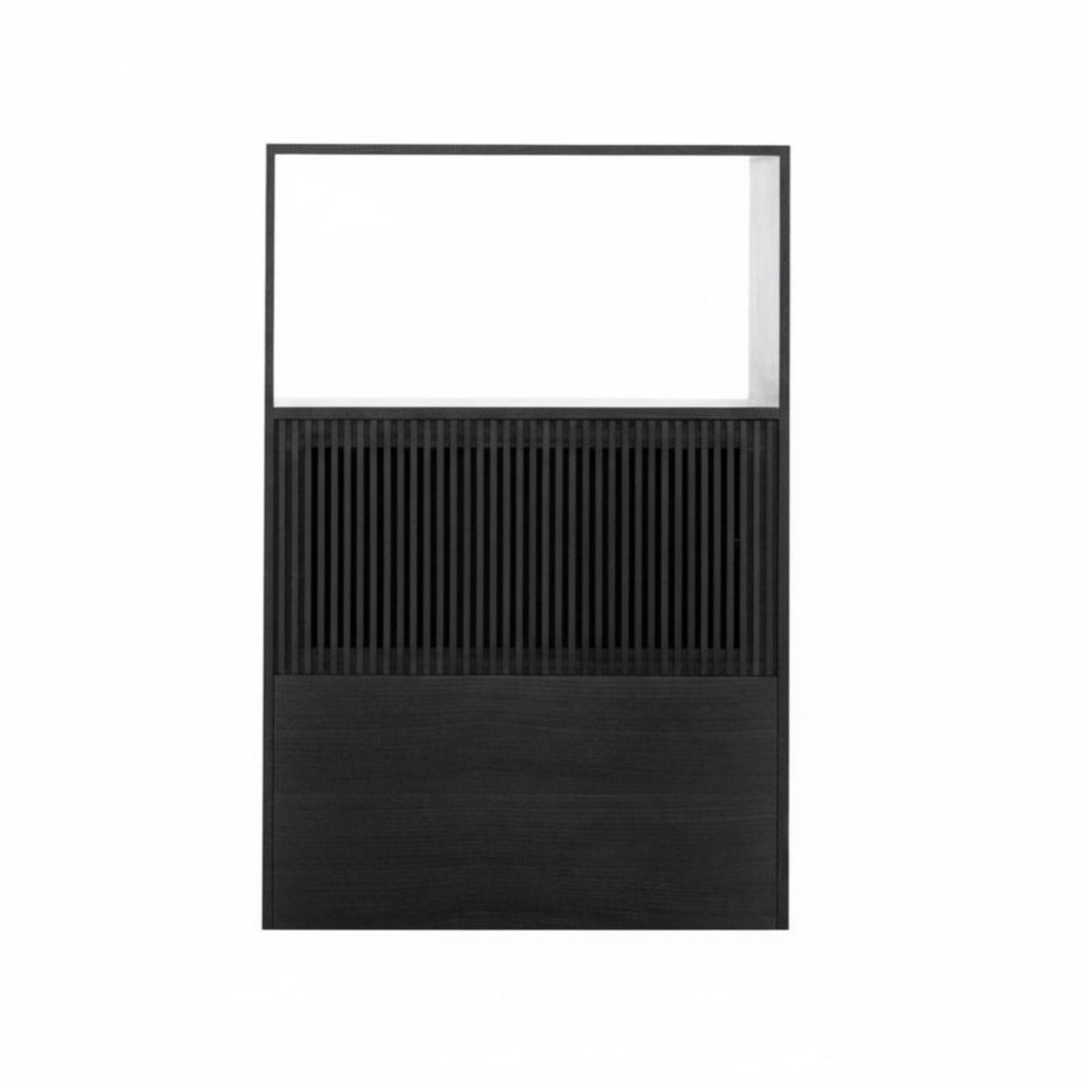Multi-Compartment Cabinet Natural Wood Finish Floor Cabinet with Doors Modern Design Easy to Clean for Book Lovers, Home Office