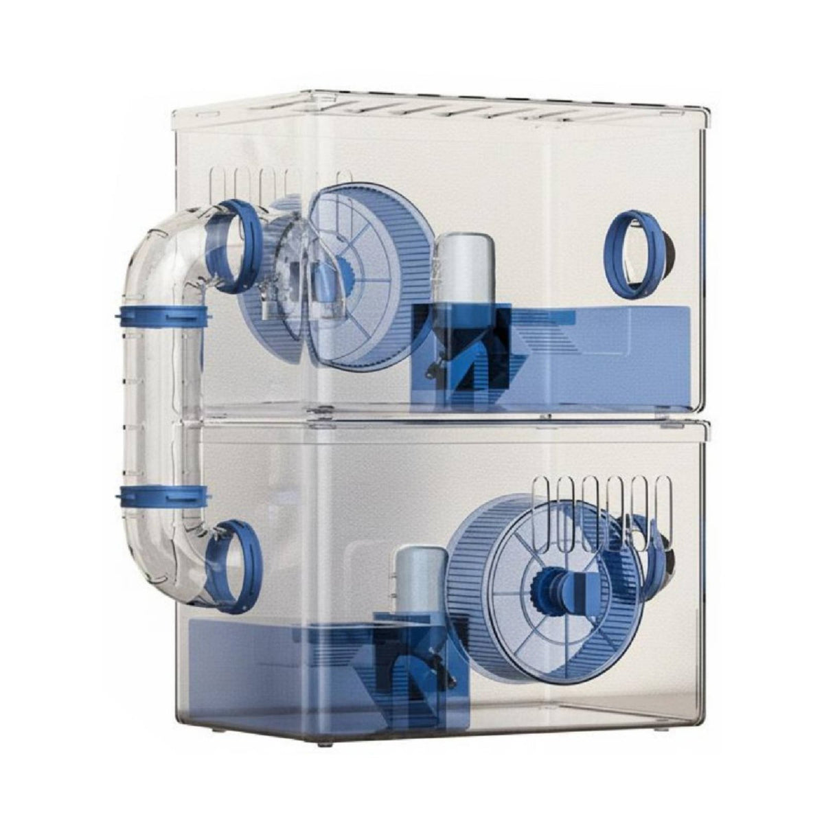 Transparent Hamster Enclosure Well-Ventilated Clear Acrylic Hamster Enclosure