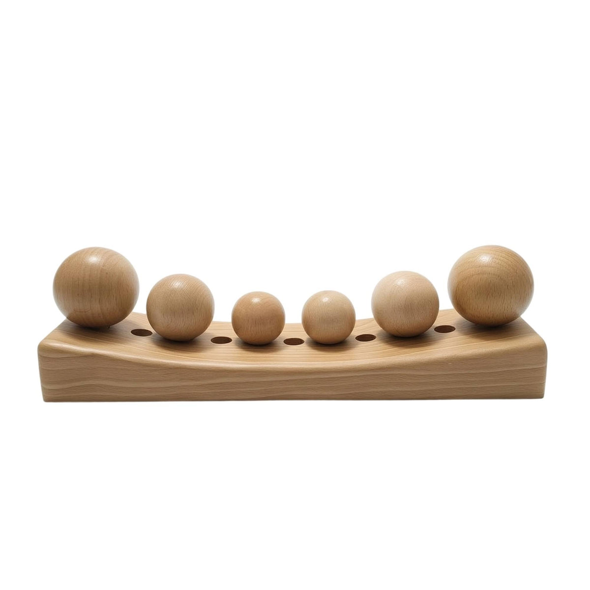Wooden Massage Pillow Ergonomic Wooden Massager Manual for Car, Adults