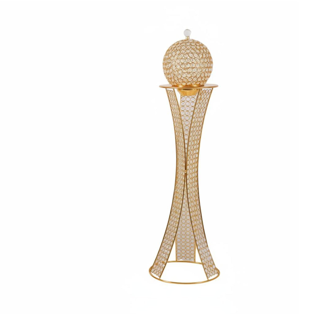 European Design Censer Freestanding Gold Scent Stand Vintage Design Ornate Metal Censer for Hotel Lobby