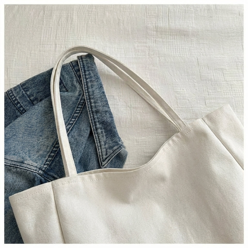 Travel Bag and Tote Bag for Women, Large Canvas Shoulder Bag for Work, Open Top Shopping Bag with Pockets, Large Size Medium Hardness Design