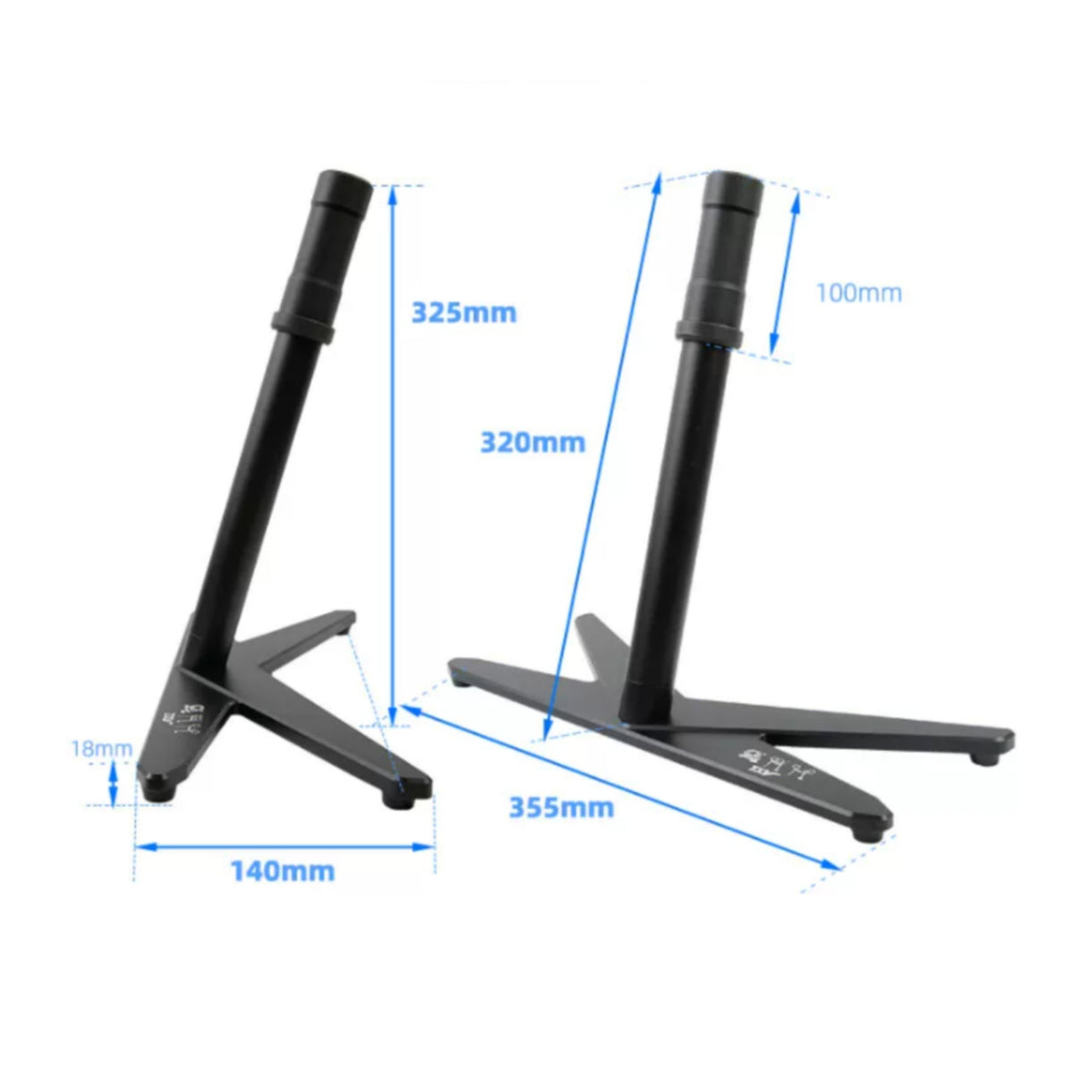Bike Display Stand Aluminum Alloy Folding Bike Parking Stand Stable Base