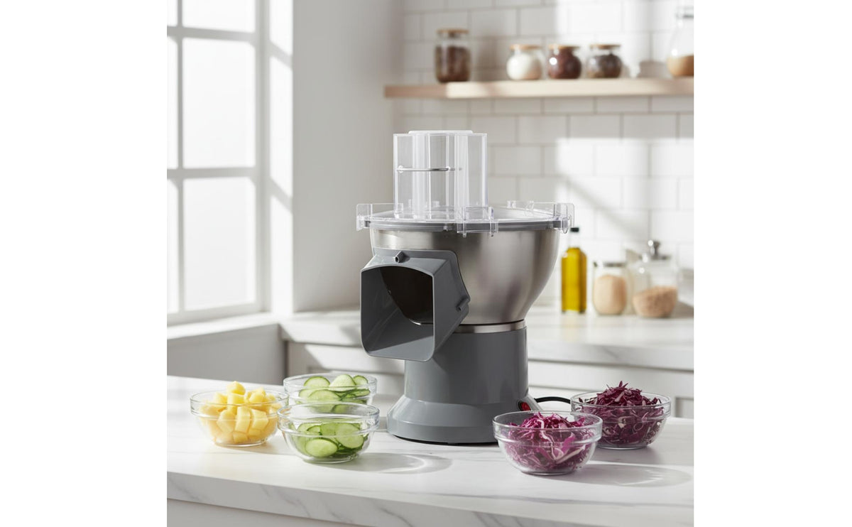 Vegetable Cut Stainless Steel Countertop Electric Vegetable Cut Easy to Clean Commercial Food Prep Machine for Canteens