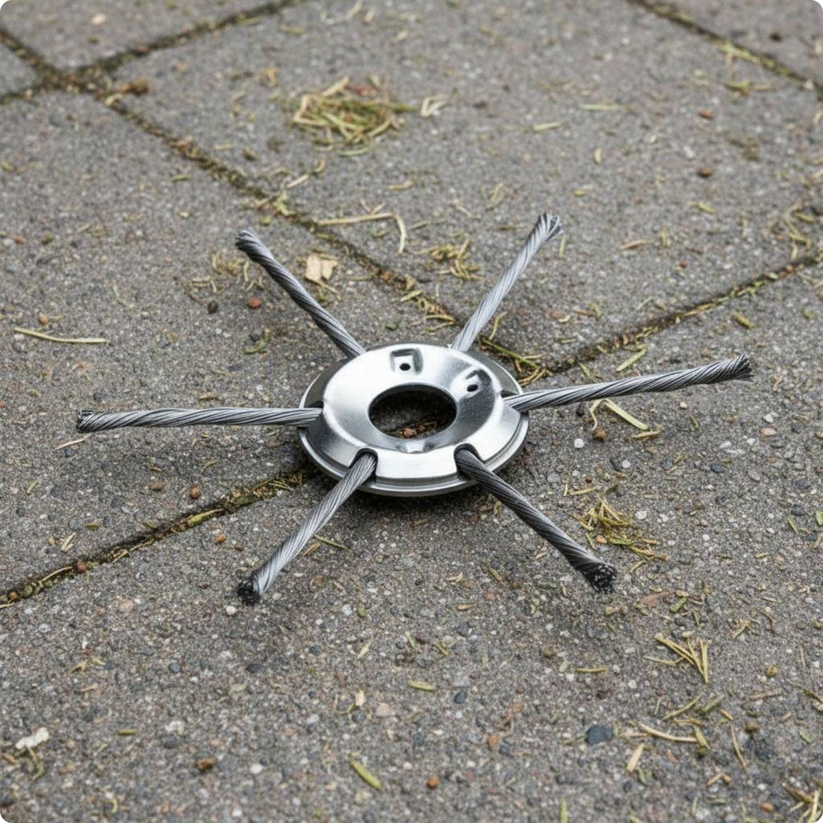 Steel Wire Vegetation Disc High Effectiveness Garden Tool Long-Lasting for Yard
