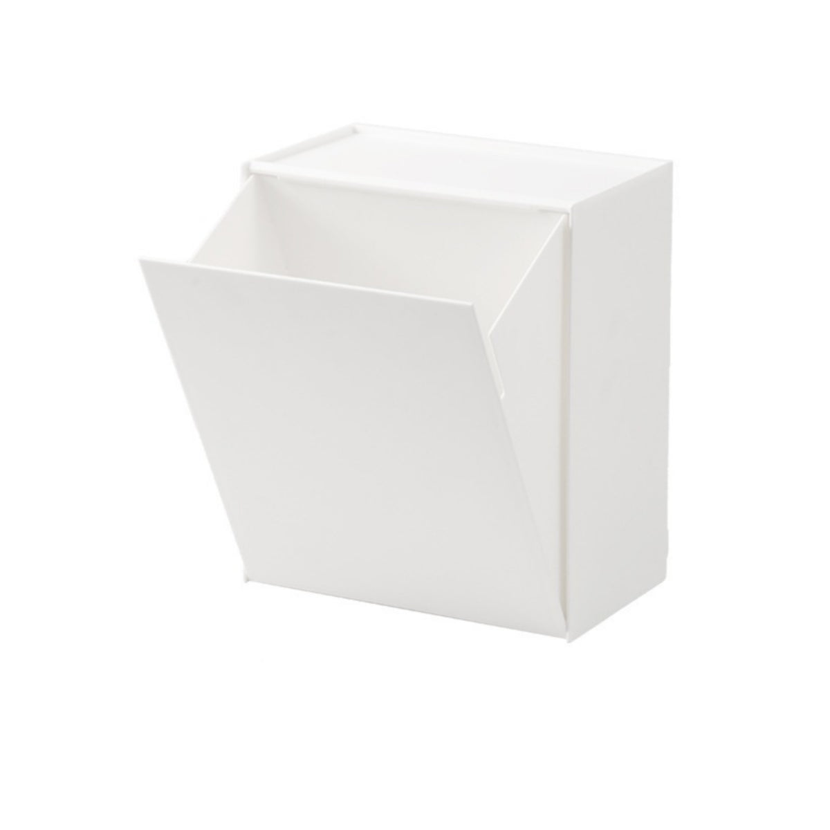 Wall-Mounted Storage Box Minimalist Storage Box with Flip-down Door