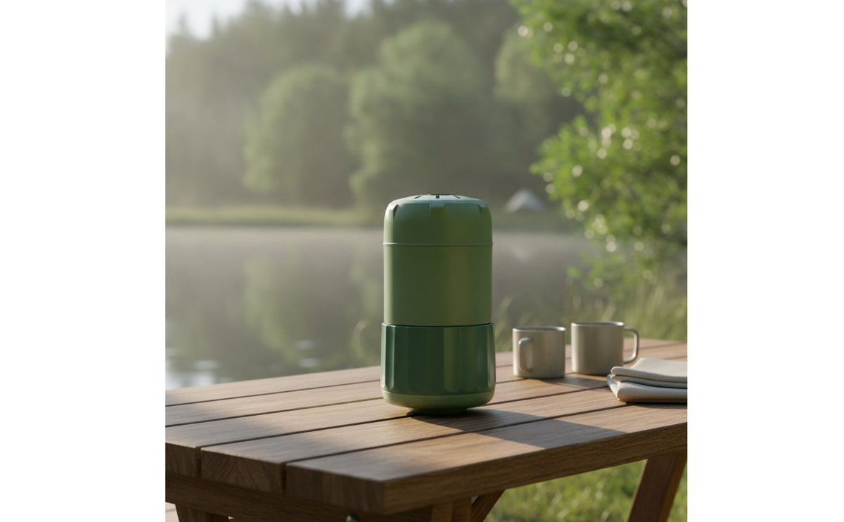 Wireless Inflatable Tent Pump Rechargeable Tent Pump with Nozzle Portable Inflator Compact for Campers, Backpackers, Camping