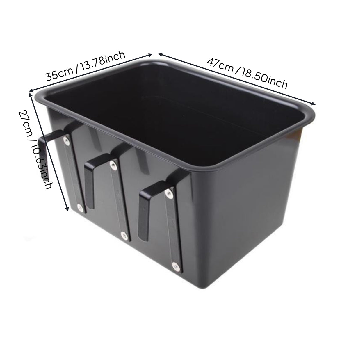 Horse Feed Container Easy to Clean Livestock Feeding Wall Mounted for Barn