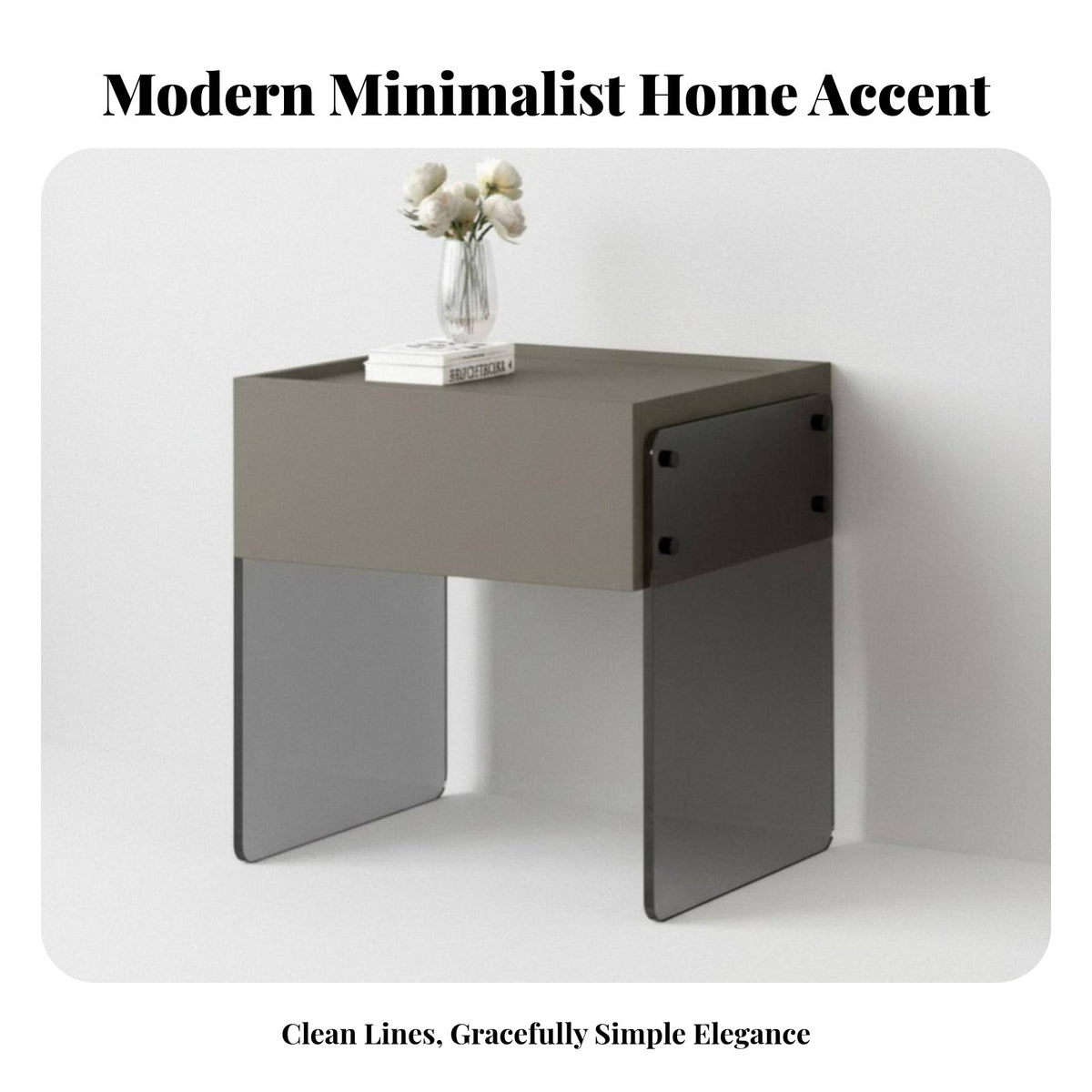 Storage Cabinet with Drawers Minimalist Design Bedroom Furnishing Multipurpose