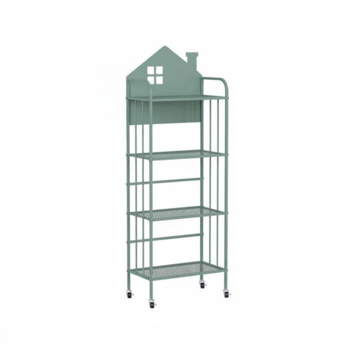 3-Tier Rolling Organizer Mobile Design Rolling Organizer Trolley With casters Easy Assembly for Children, Homeowners, Kitchen