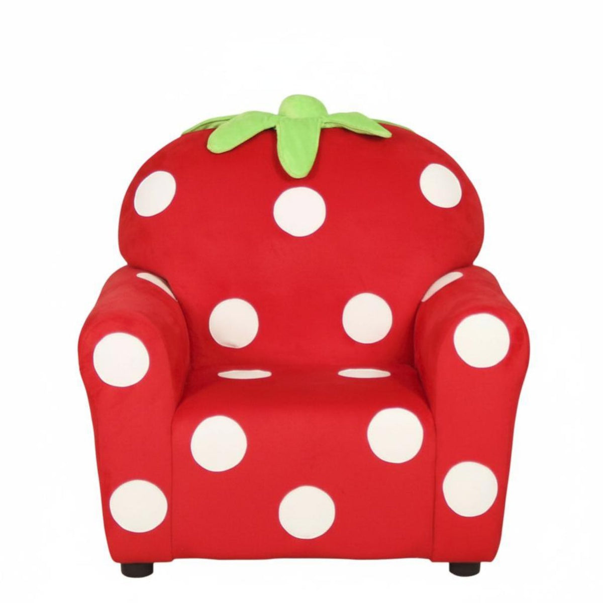 Strawberry-Shaped Chair Cartoon Design kids' Furniture Soft Upholstery Materials for Girls, Toddlers, Bedroom, Nursery