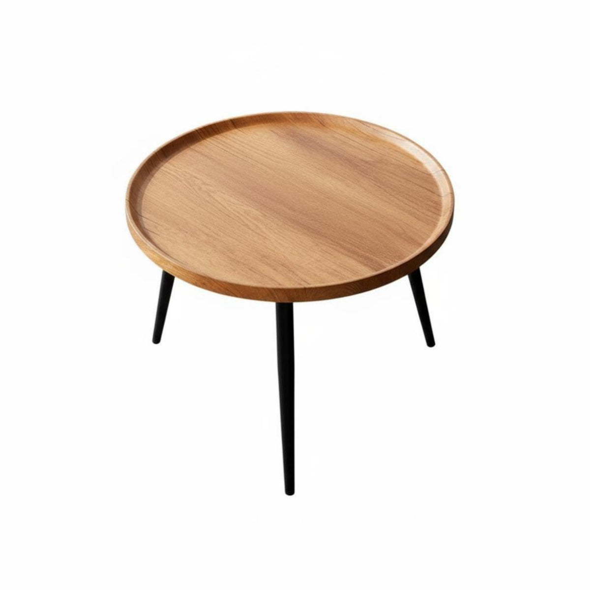 double-level Oval Coffee Table Easy Assembly Living Room Furniture for Homeowners