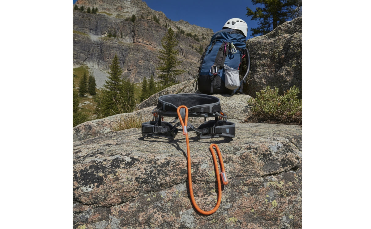 Climbing Lanyard with Adjuster High Strength Adjustable Lightweight Positioning Lanyard for Climbers, Arborists, Elevated Work