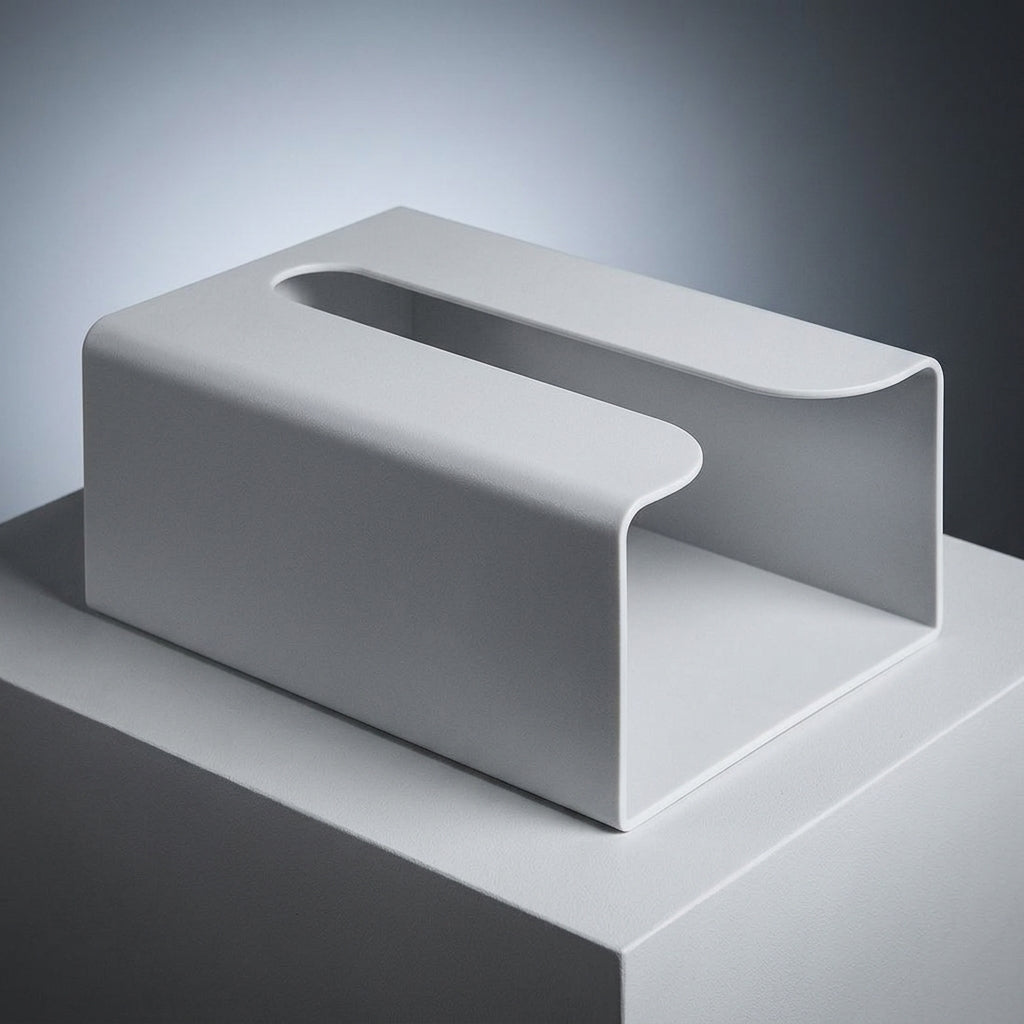 Toilet Roll and Toilet Paper Storage Box for Bathroom, Modern Minimalist Style Tissue Box and Napkin Holder, Space-Saving Wall-Mounted Plastic