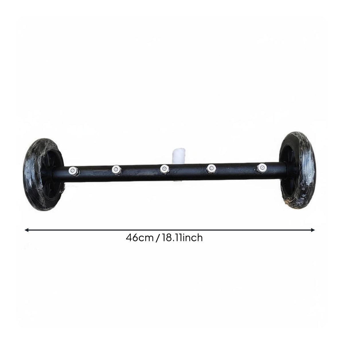 Wheeled Undercarriage Washer Quick Connect High Pressure Surface Cleaner Swiveling Head Car Underbody Cleaning Attachment for Driveway, Patio