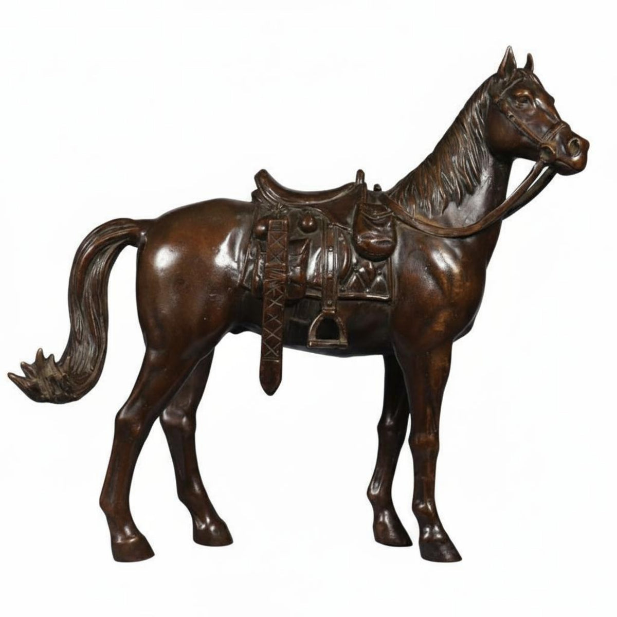 Tang Horse Sculpture Fine Workmanship Figurine Distinctive & Design
