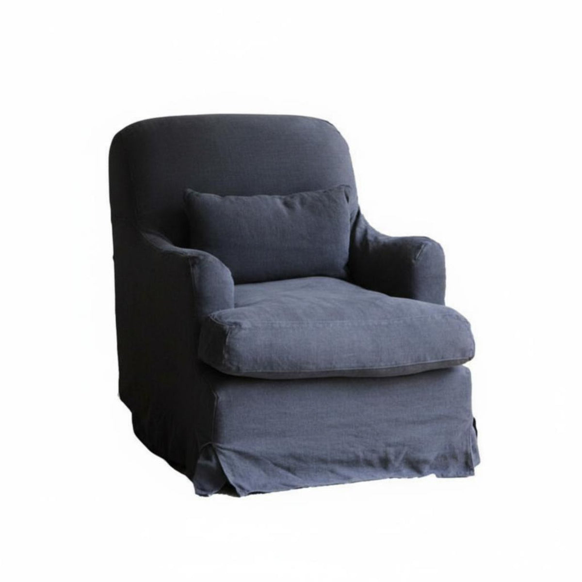 Wabi-Sabi Aesthetic plump Single Sofa Nordic Design Living Room Furnishing cleanable Cover Armchair Minimalist design for Guesthouse Owners, Homeowners, Readers, Bedroom, perusing corner, Small Spaces, Office