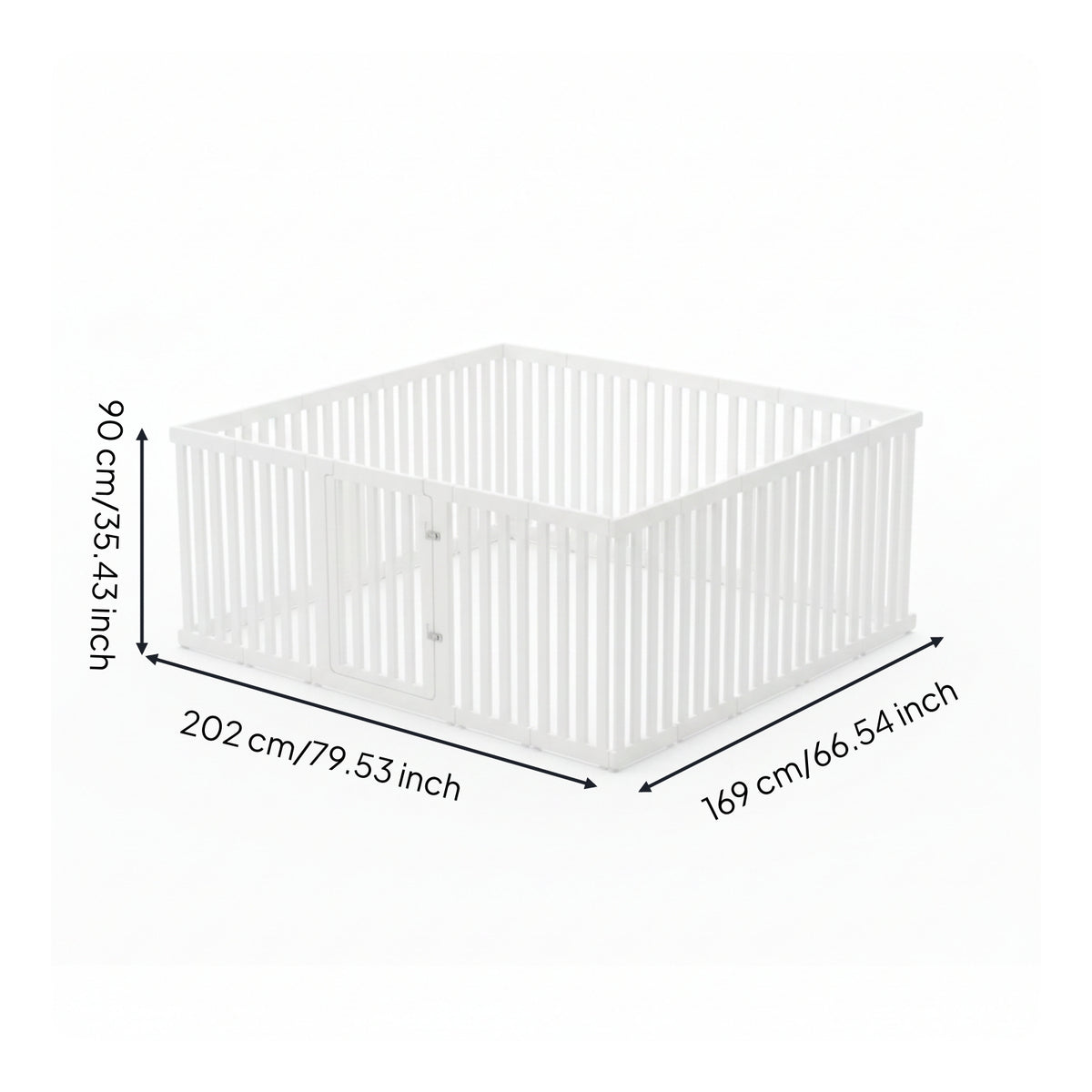 Indoor Pet Enclosure Easy to Pet Hygiene Enclosure with Door Washable Dog Playpen with Door for Puppy , Apartments