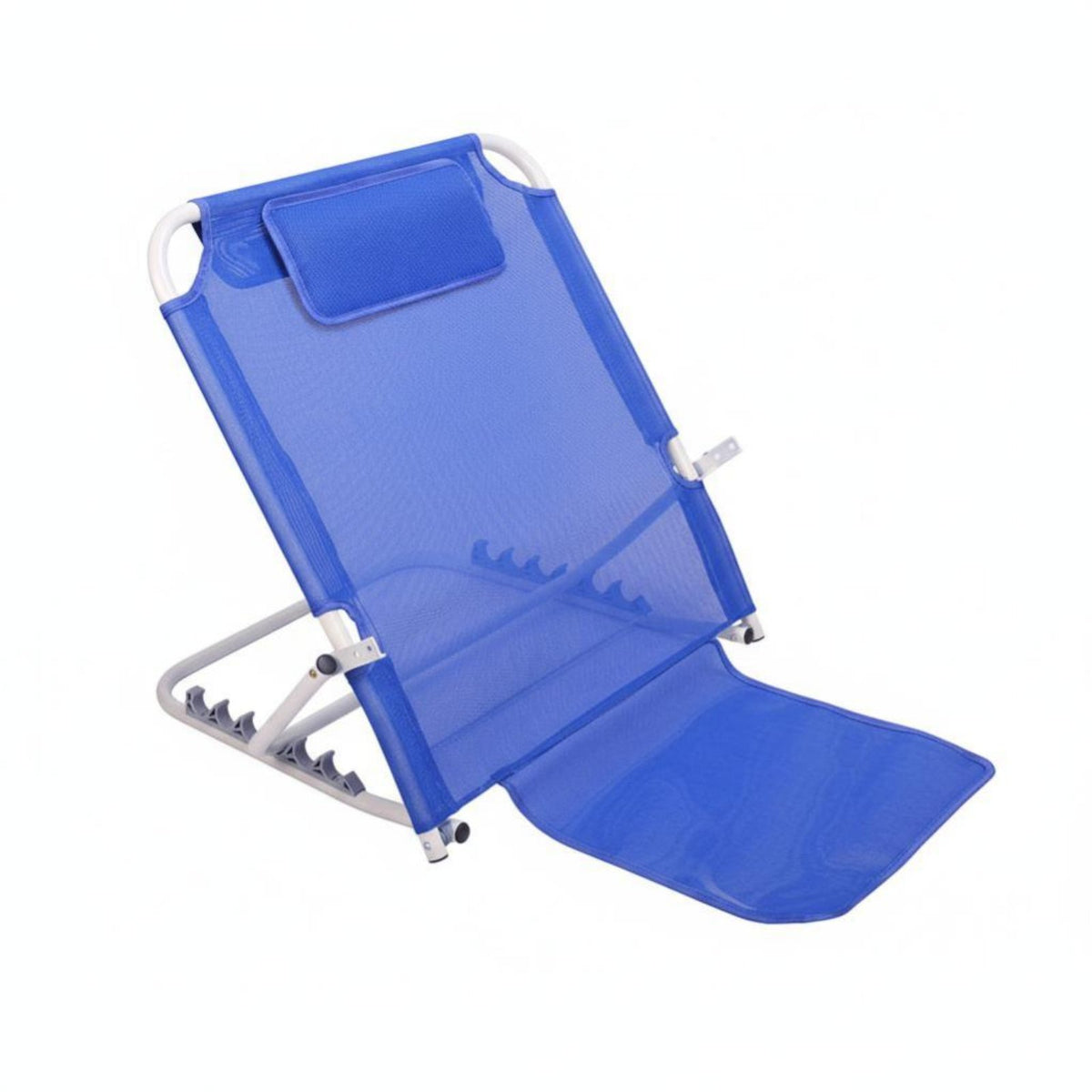 Foldable Bed Lounger Includes Armrests Adjustable Backrest Breathable Mesh