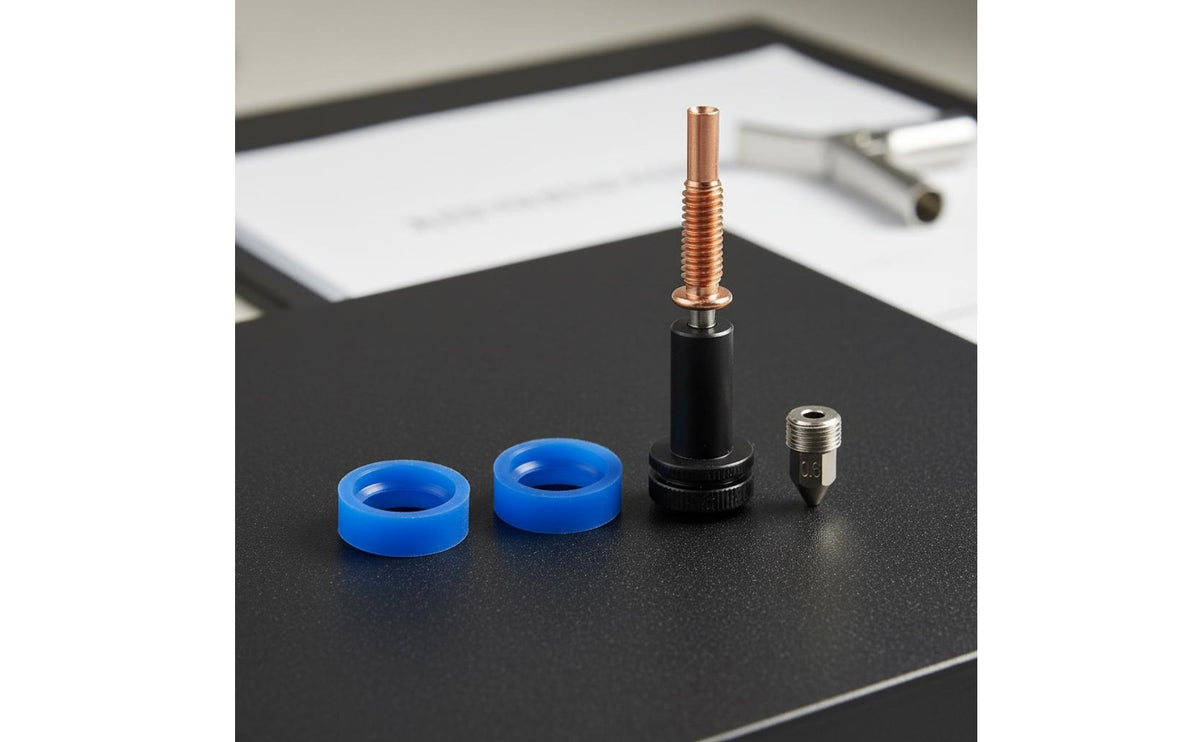 3D Printer Hotend Kit Fast Printing Ceramic Extrusion Tip Head Aluminum Alloy Cooling Block Hotend Assembly Kit for DIY Enthusiasts, Quick Prototyping
