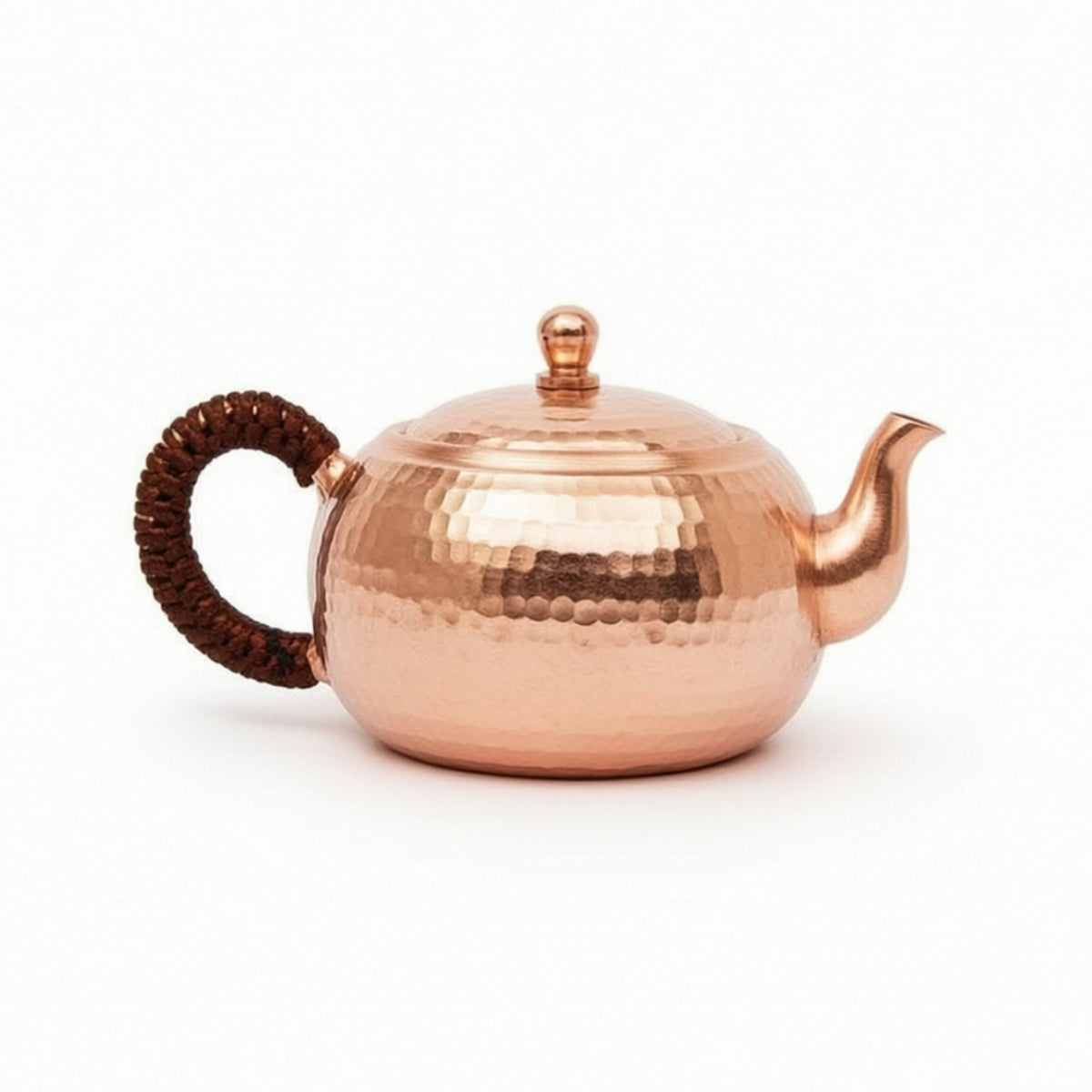 Tea Kettle with Side Handle Polished Vessel Sturdy for Kitchen, Collectors