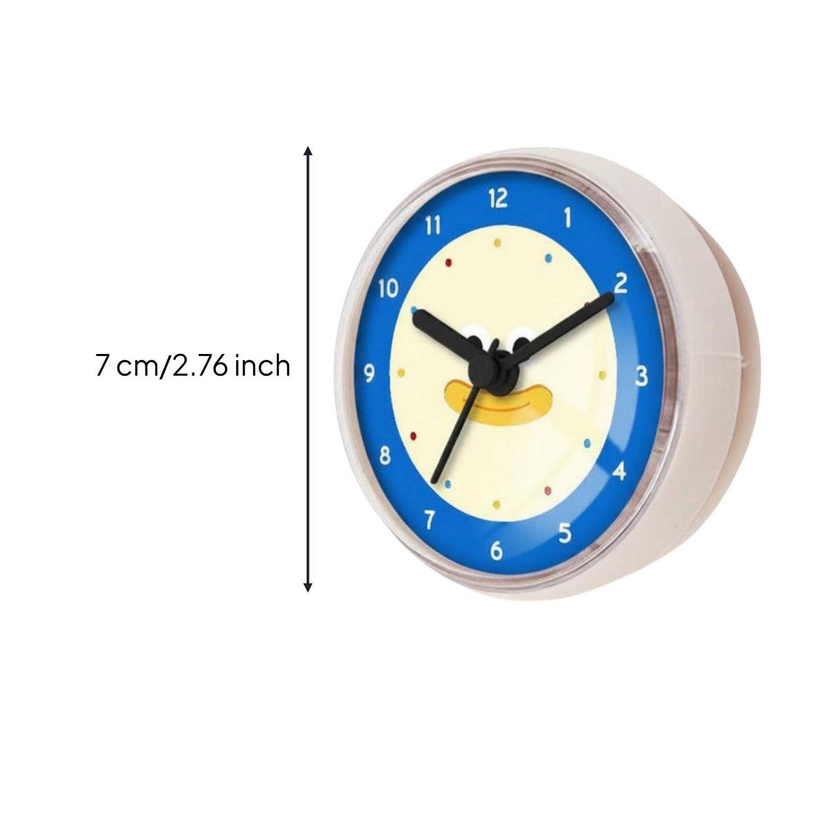 Cute Duck Clock Fog-Proof Home Decor Silent Movement for Bedroom, Kids