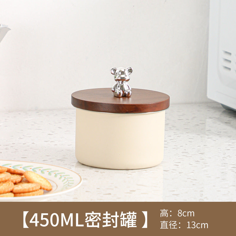 450ML / Wood Lid Small Box