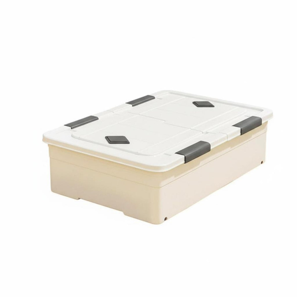 Rolling Underbed Drawer with casters Rolling Flat container Quick Assembly for Renters