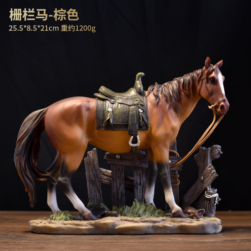 Fence Horse Brown