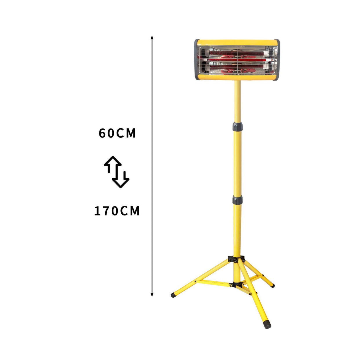 Infrared Paint Baking Lamp High Power Shortwave Infrared Lamp Mobile Stand