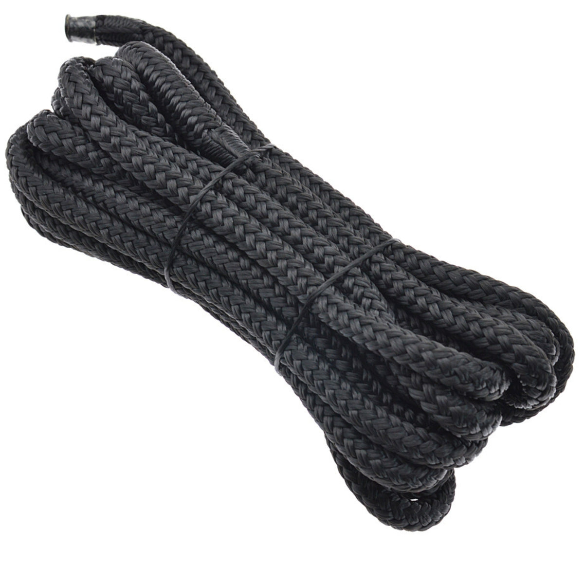 Double Braided Dock Line Marine Grade Boat Rope with Finished Ends Easy Handling Double-Braided Rope for Docking, Boating