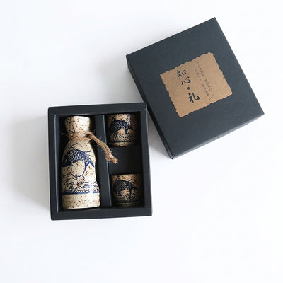 Japanese Sake Set, Minimalist Style Ceramic Drinkware