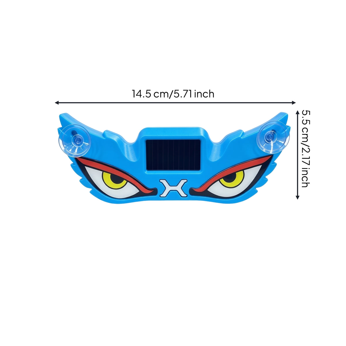 Decorative Sun-Powered Vehicle Ambient Light Transparent Evil-Eye Car Decor