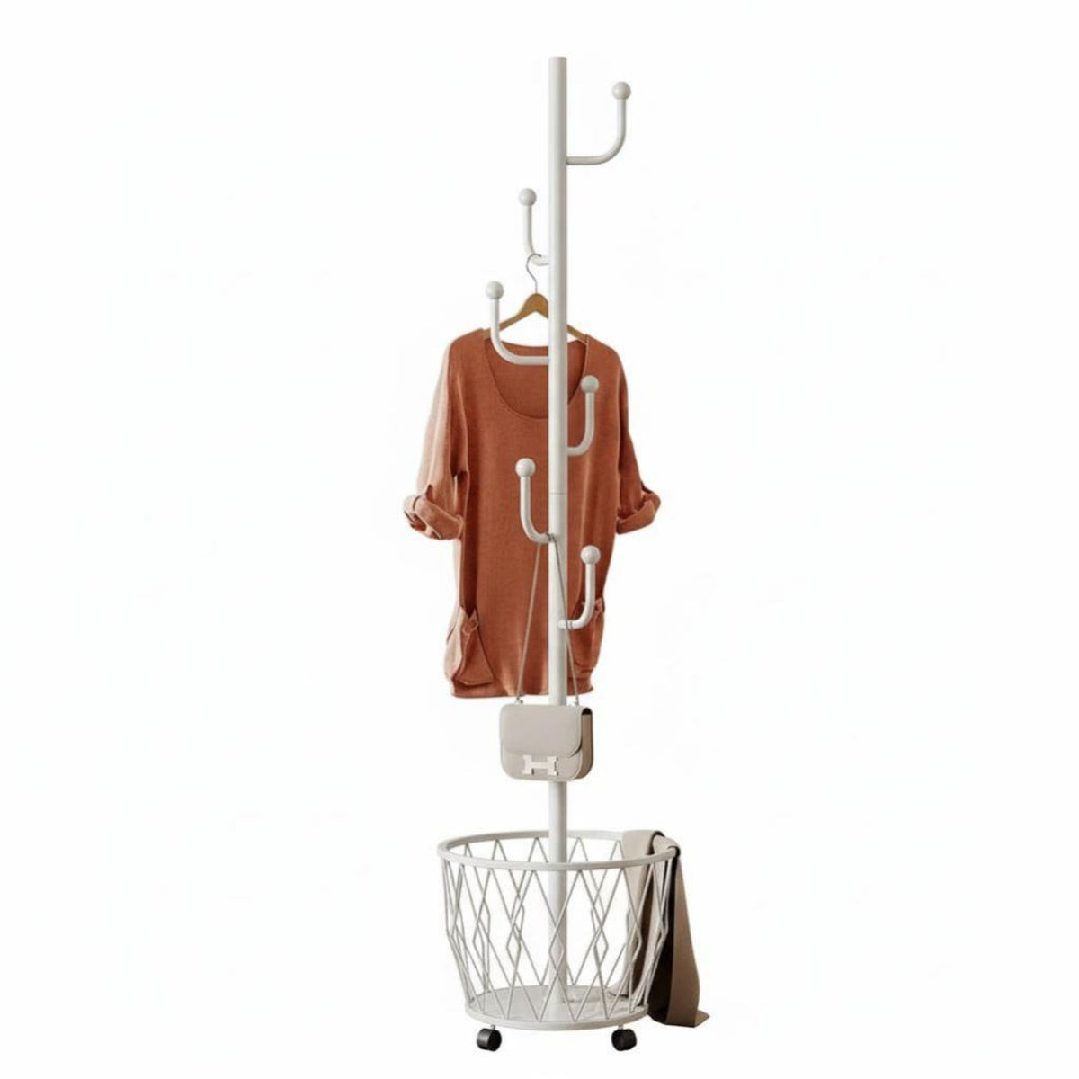 children's Rolling Clothes Rack On casters Rolling Clothes Rack with Shelves