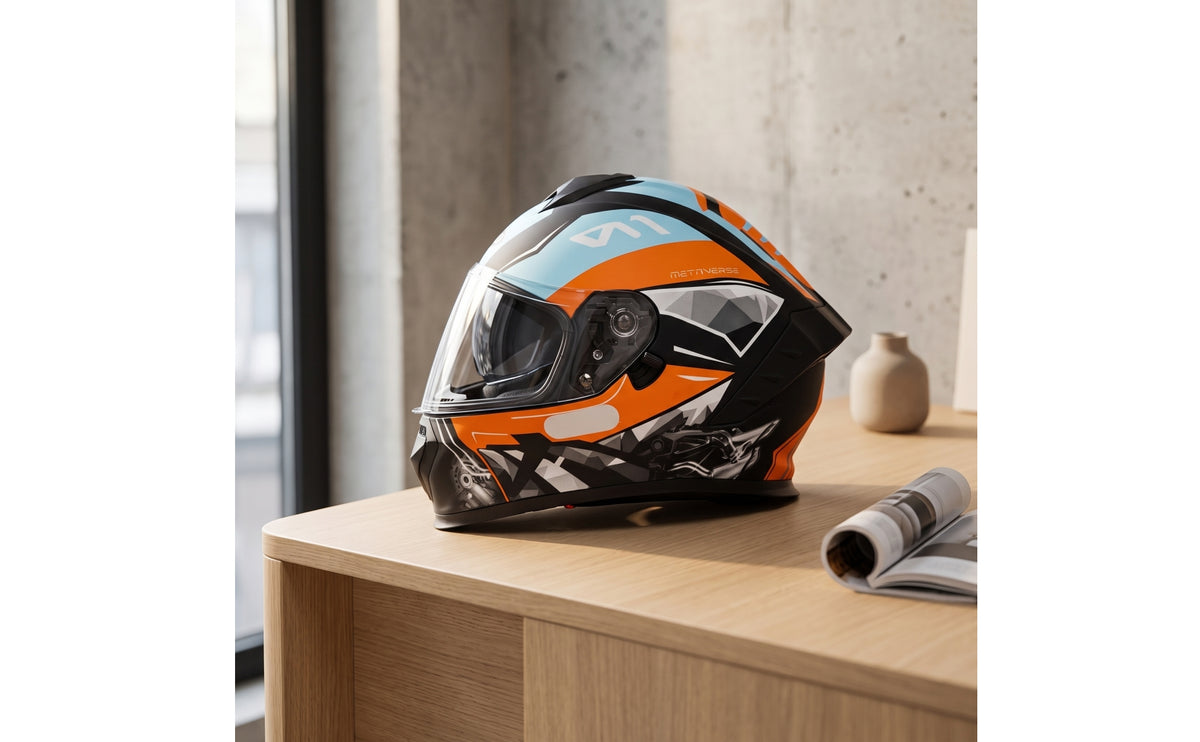 DOT Approved Full Face | with Visor, for Daily Commute