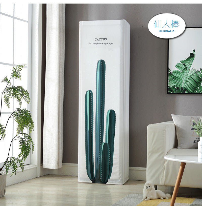 Nordic Style Vertical Air Conditioner Dust Cover Fabric Protector