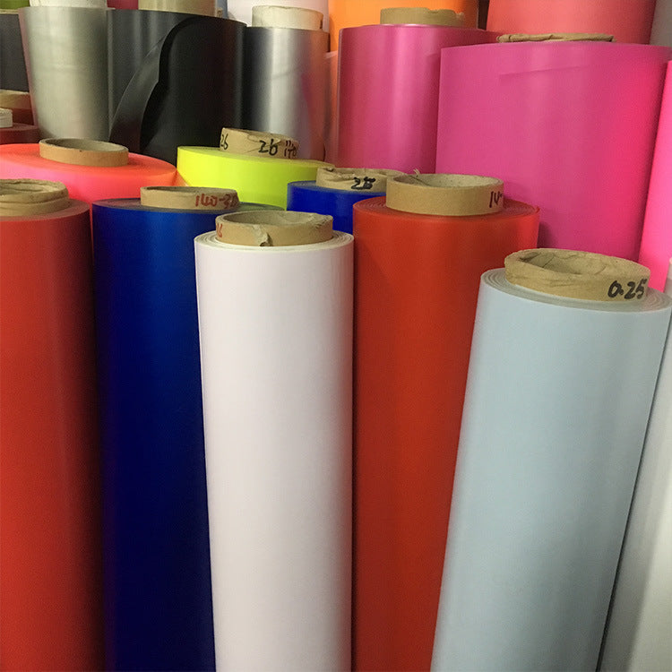 Solid Color Matte PVC Film for Packaging and Waterproof Bags