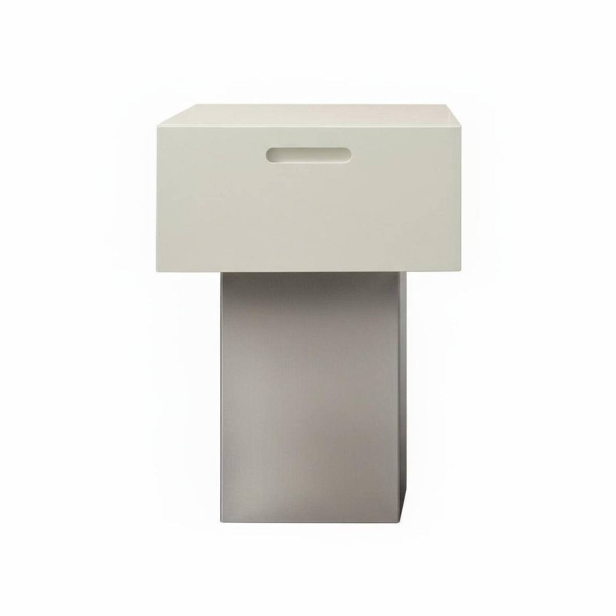 C-Shaped End Table Minimalist Design Nightstand Multi-Functional for Living Room