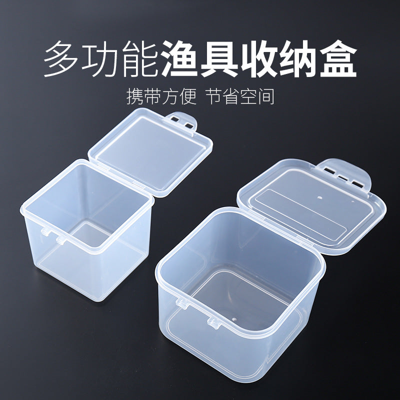 Clear Plastic Storage Box, Waterproof Fishing Tackle Box for Fishing Accessories & Supplies