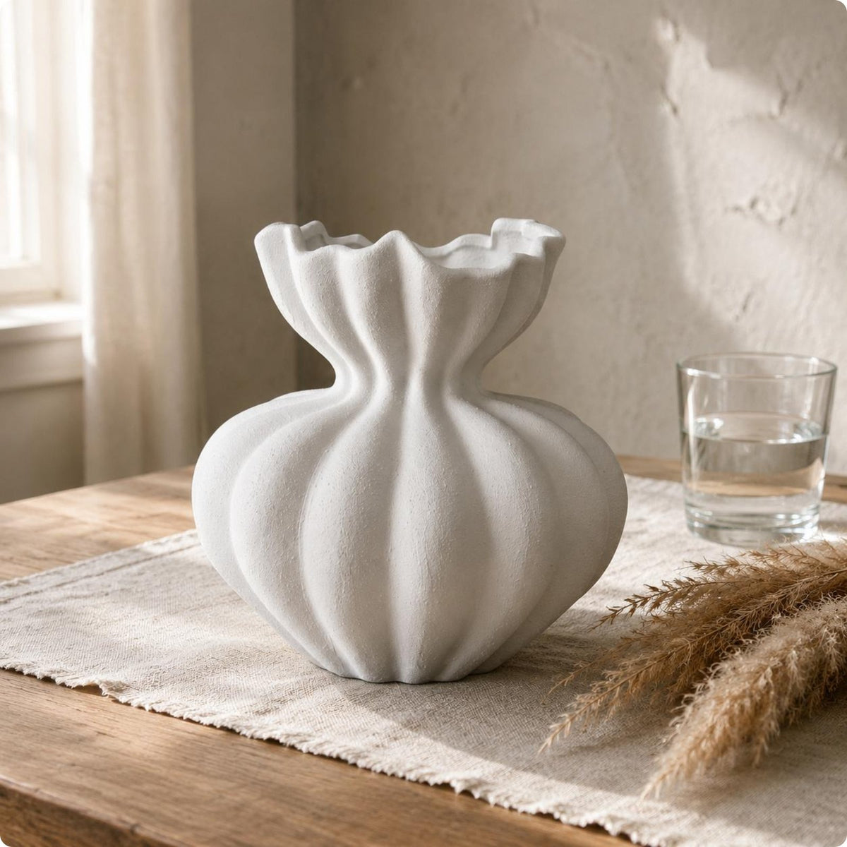 Wabi Sabi Vase Artistic Home Accent Rustic for Tabletop