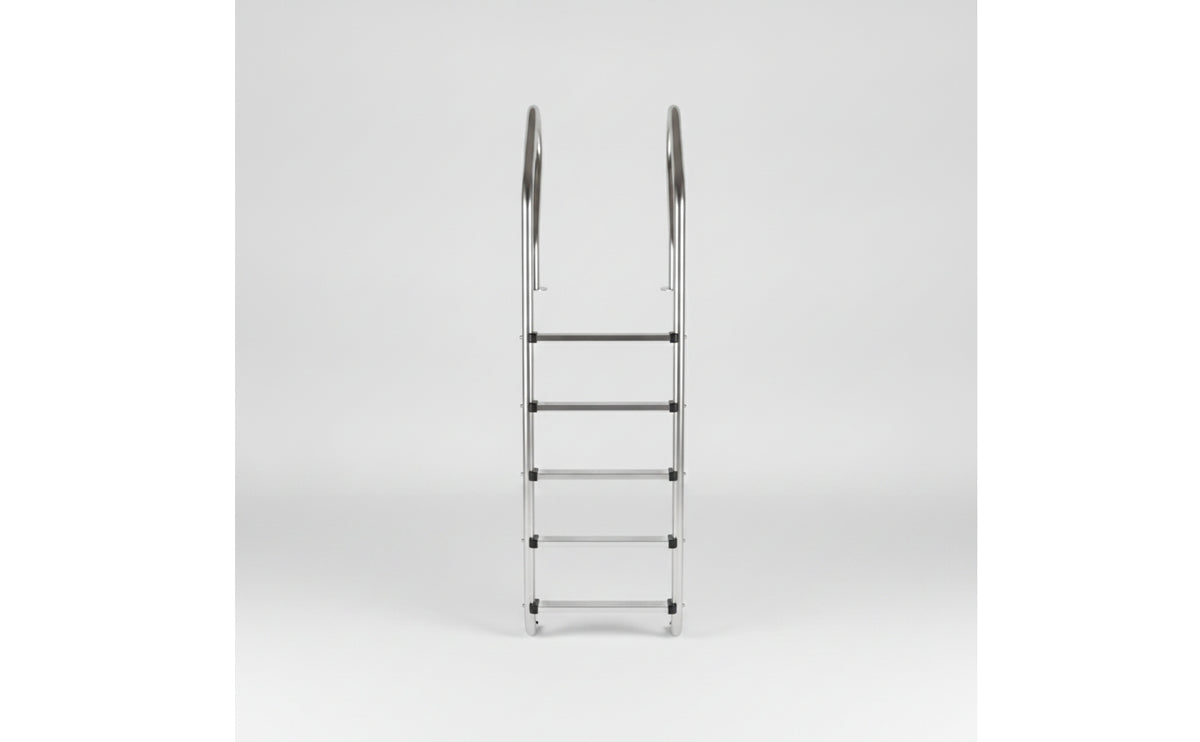 5-Step Pool Ladder Stainless Steel Pool Ladder with Double Handrails Heavy Duty for Homeowners