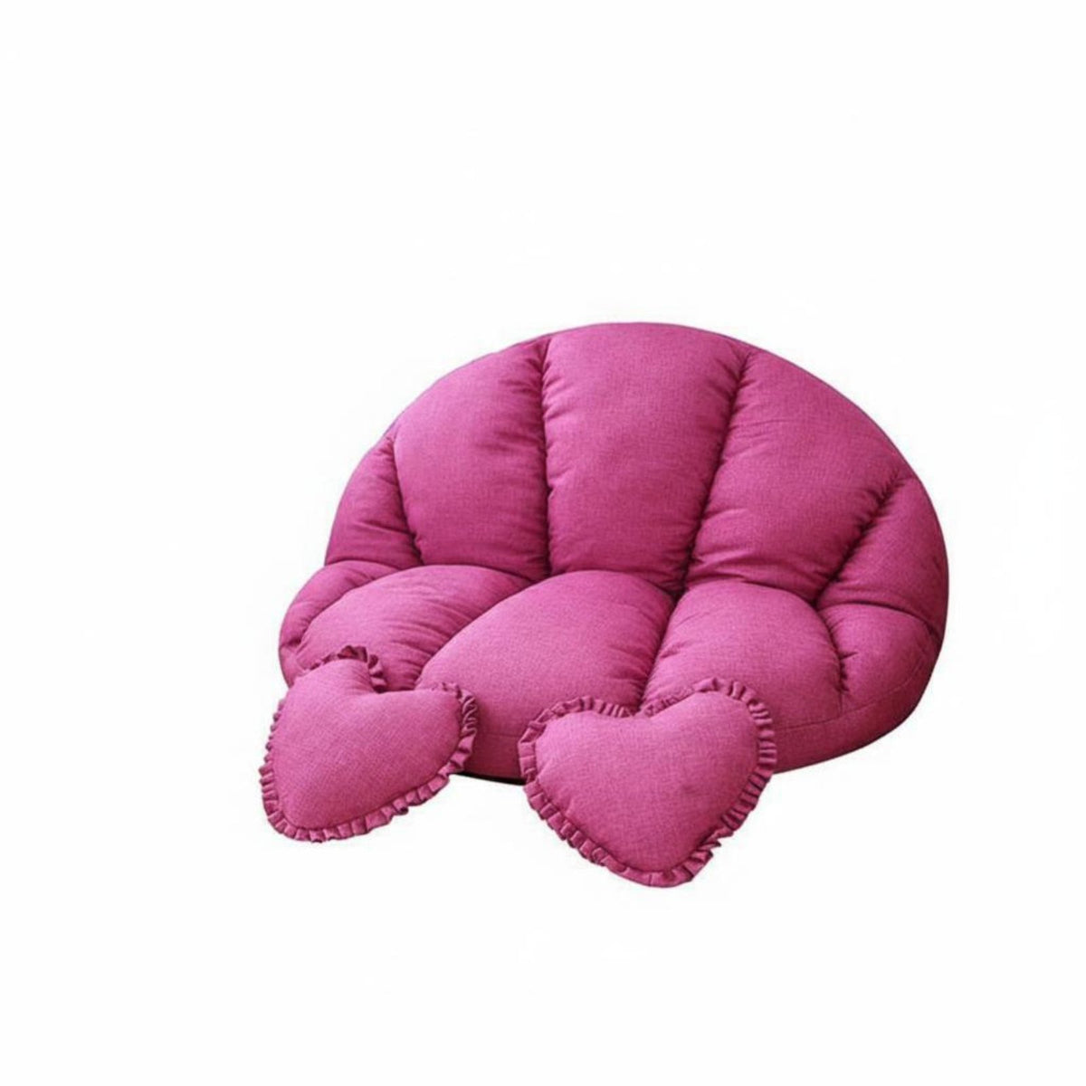 Oversized Lazy Sofa Foldable Design Round Reshapeable Lounger Space-Saving Deep Seat for College Students, Homeowners, Apartment
